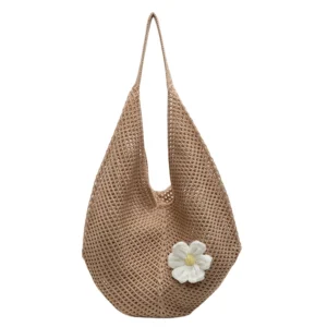 Women Hollow Woven Shoulder Bag