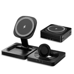 3 in 1 Magnetic Foldable Phone Charge Dock