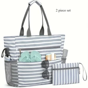 Two-piece set of beach bags